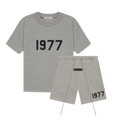 Essentials Fear of God 1977 - Dark Oatmeal Summer Set