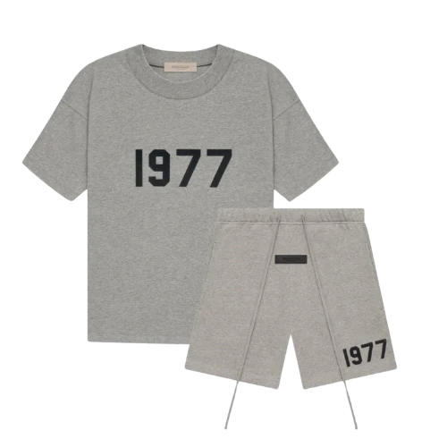 Essentials Fear of God 1977 - Dark Oatmeal Summer Set