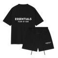Essentials Fear of God  - Black White Summer Set
