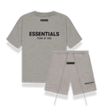 Essentials Fear of God - Dark Oatmeal Summer set