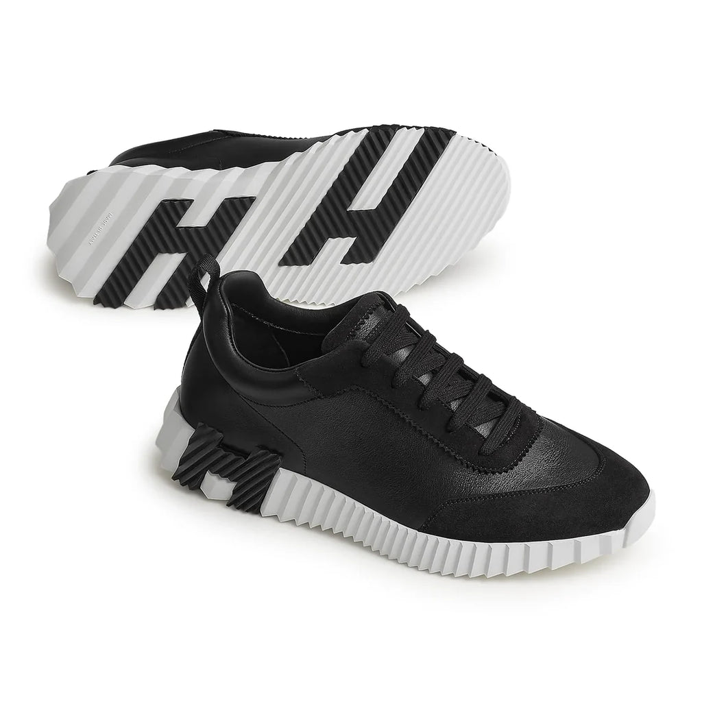 Hermès Bouncing Sneakers - Black White